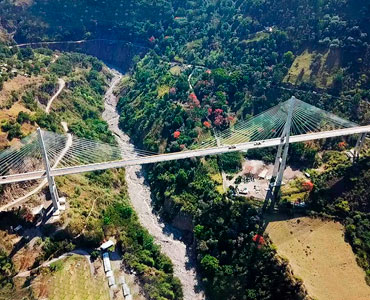 Apertura del puente hisgaura, vía Bucaramanga - Málaga