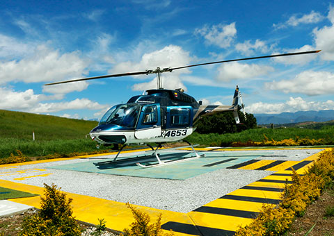 Helicoptero en bucaramanga