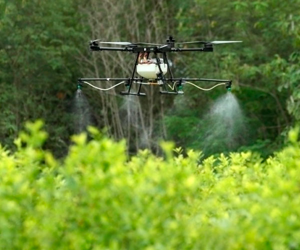Fumigación con drones